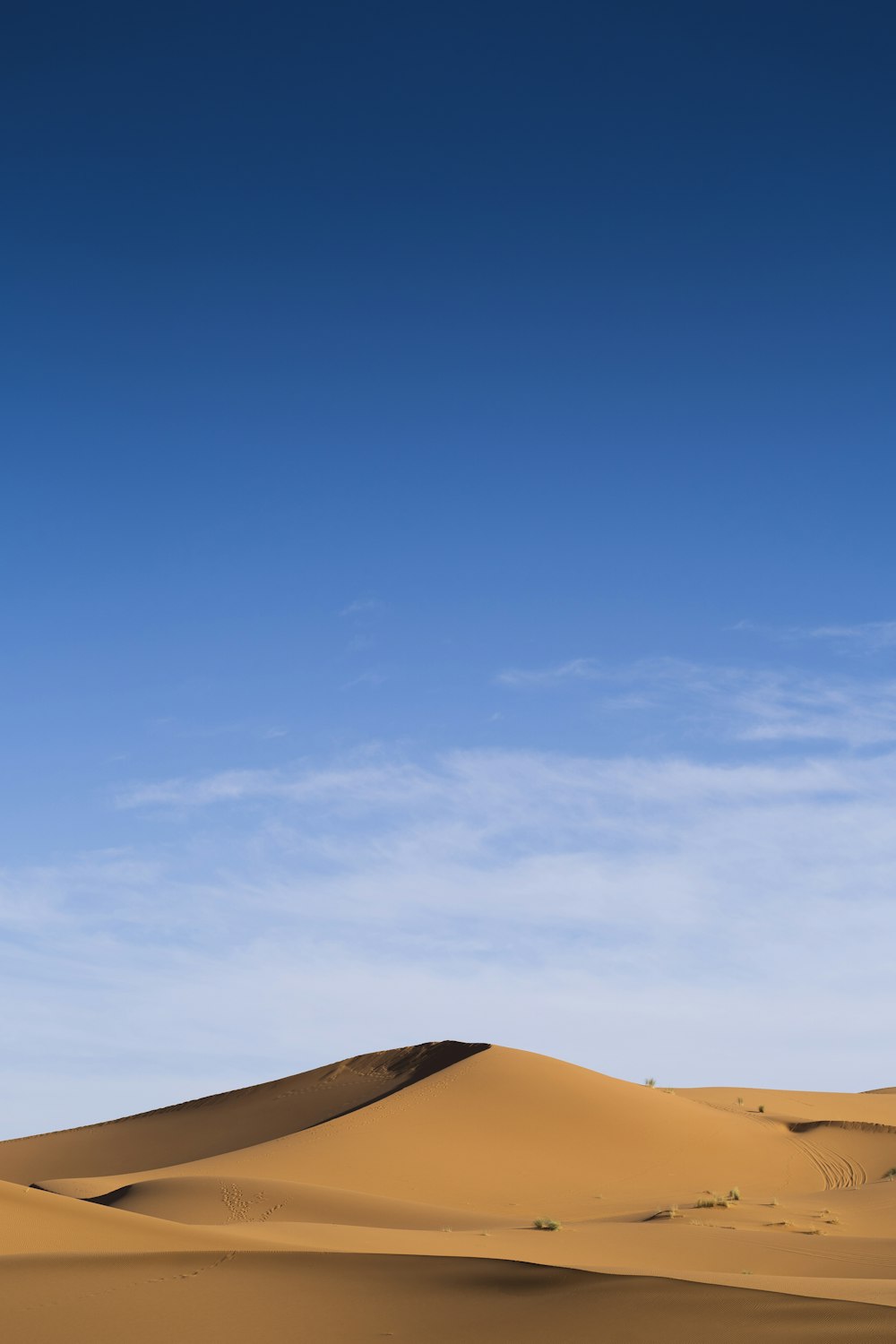 a desert landscape with sand dunes