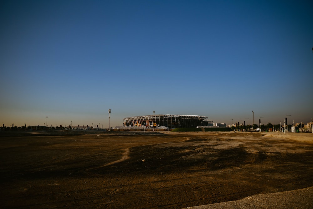 a large empty field