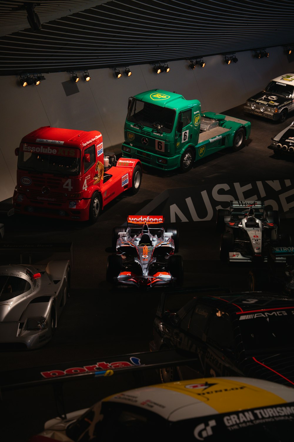 a group of toy cars