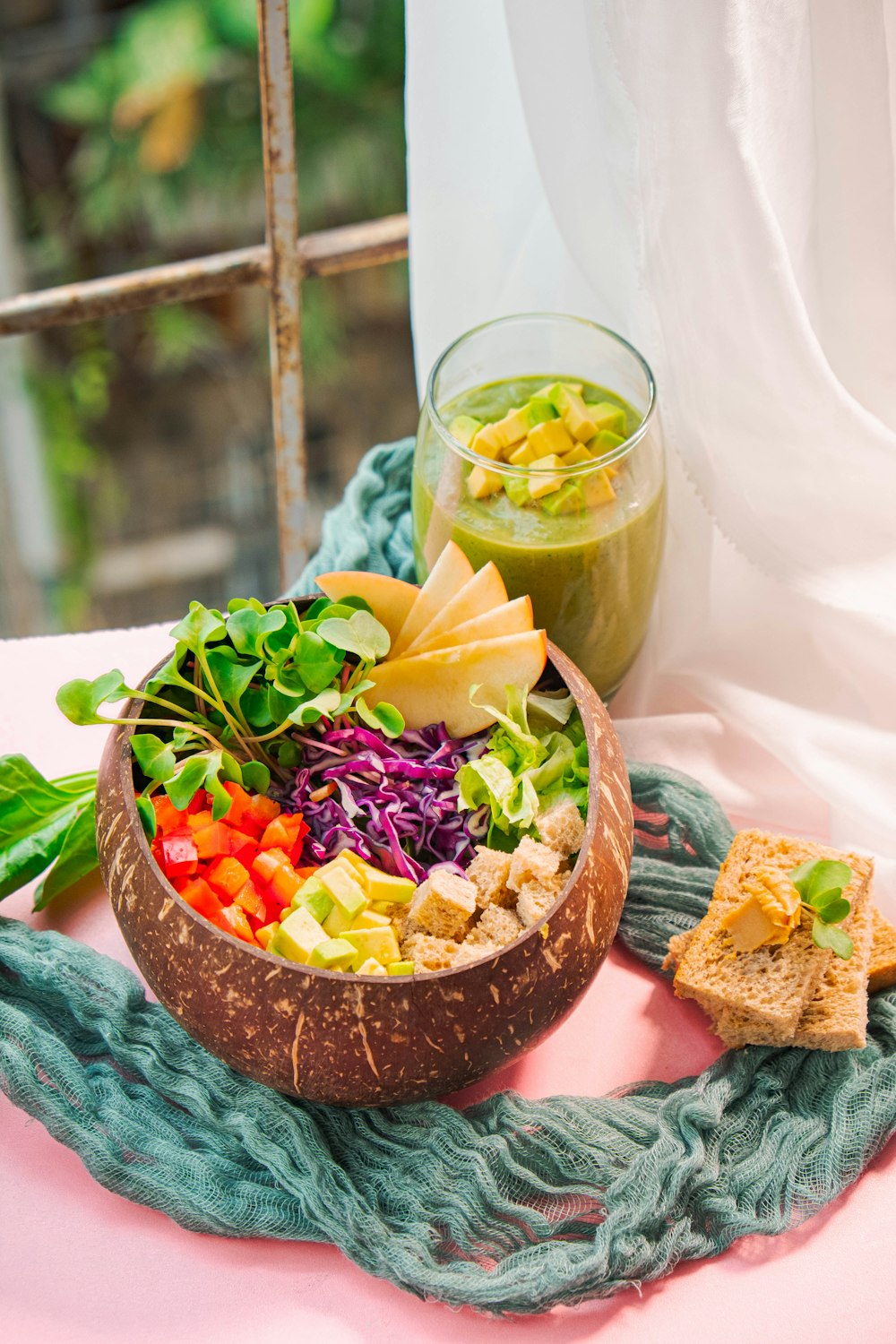 a basket of food