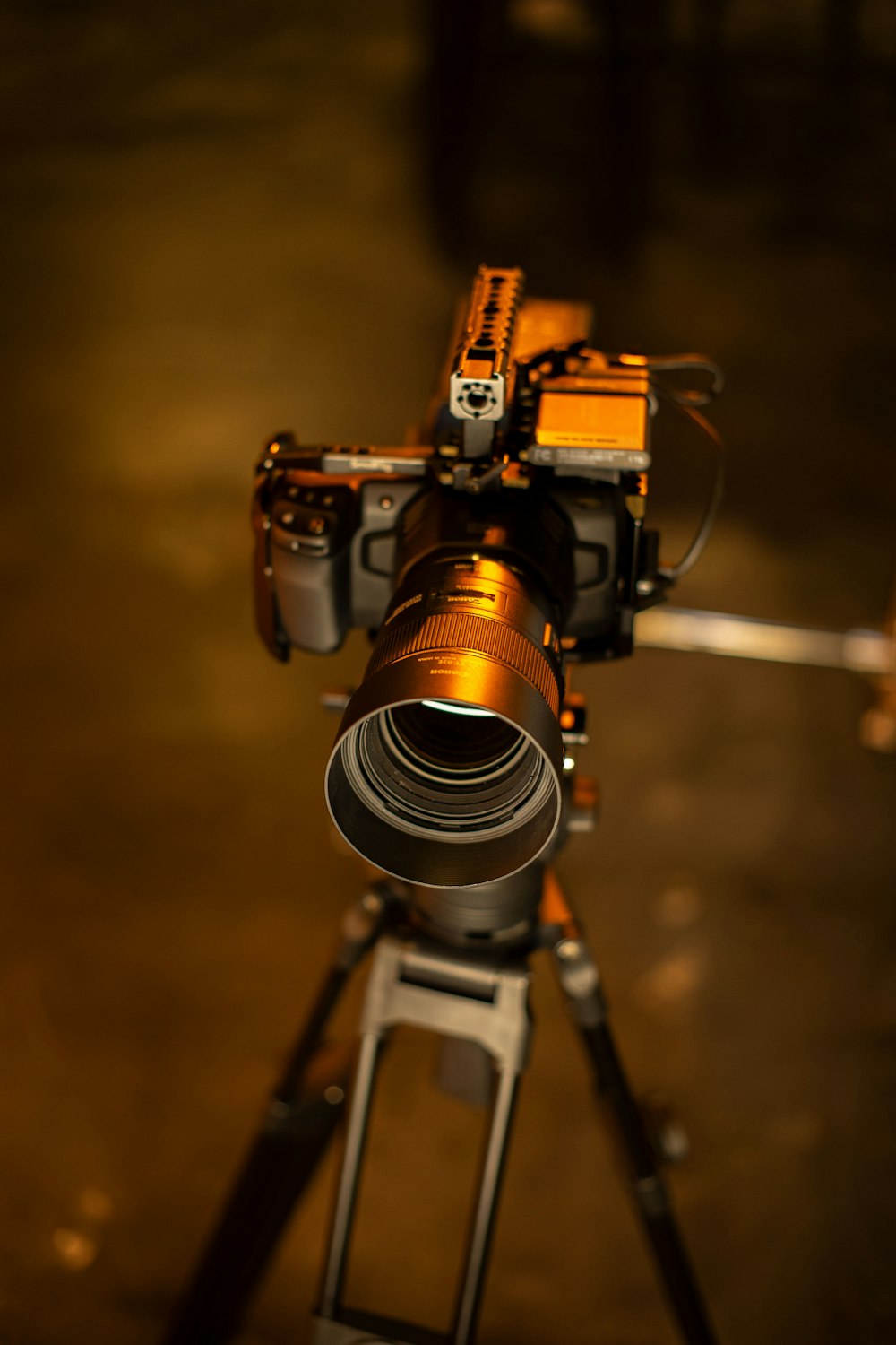 a camera on a tripod