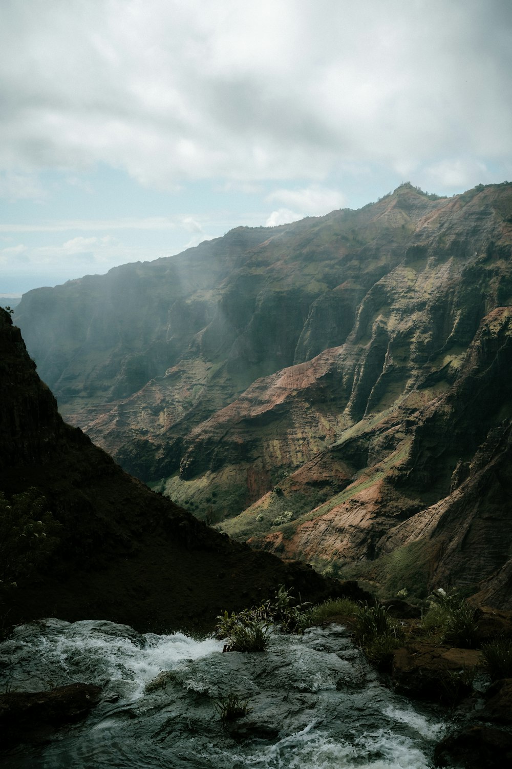 a river running through a valley