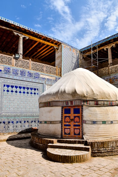 Una tipica yurta, la tenda di derivazione mongola