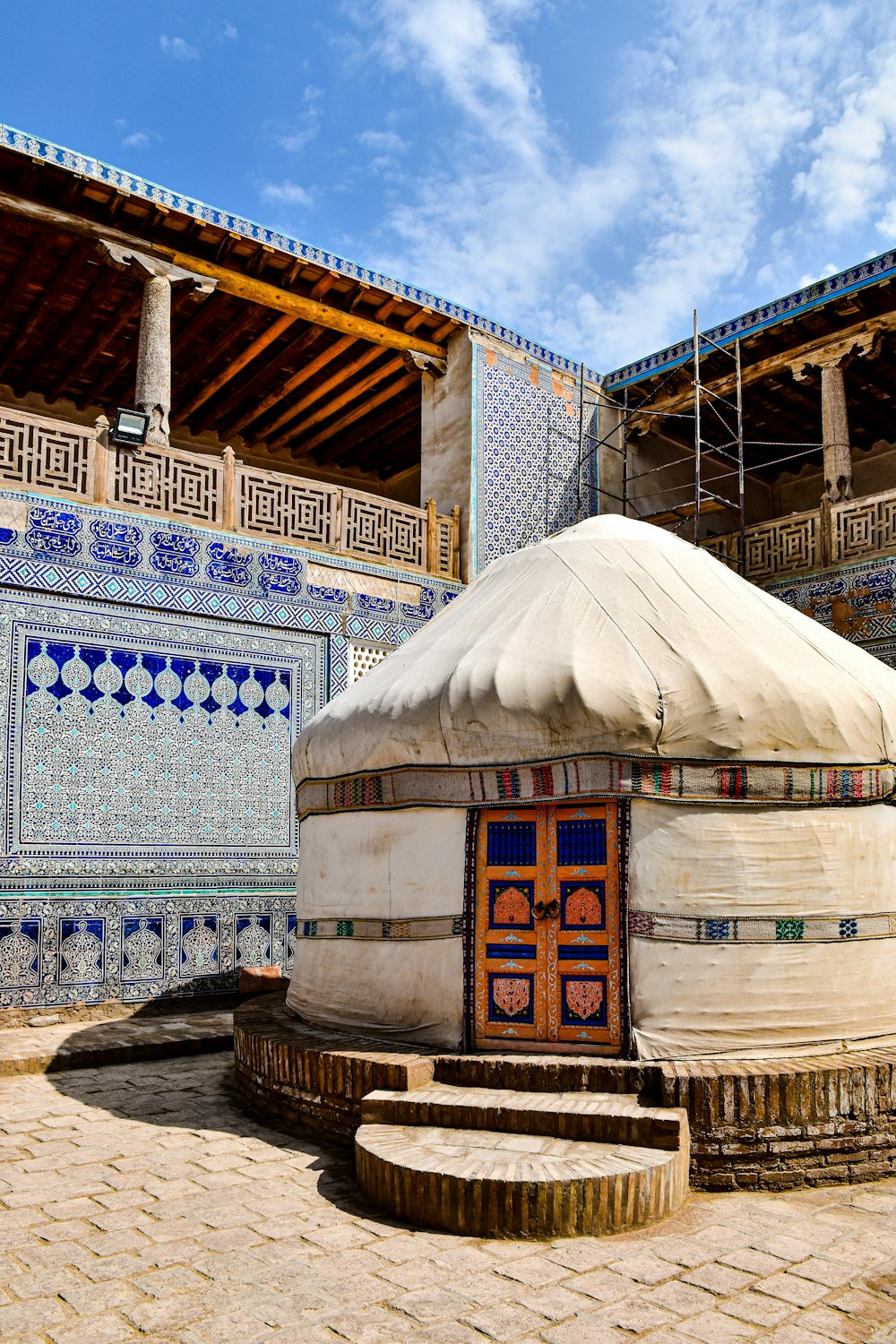 a building with a dome roof