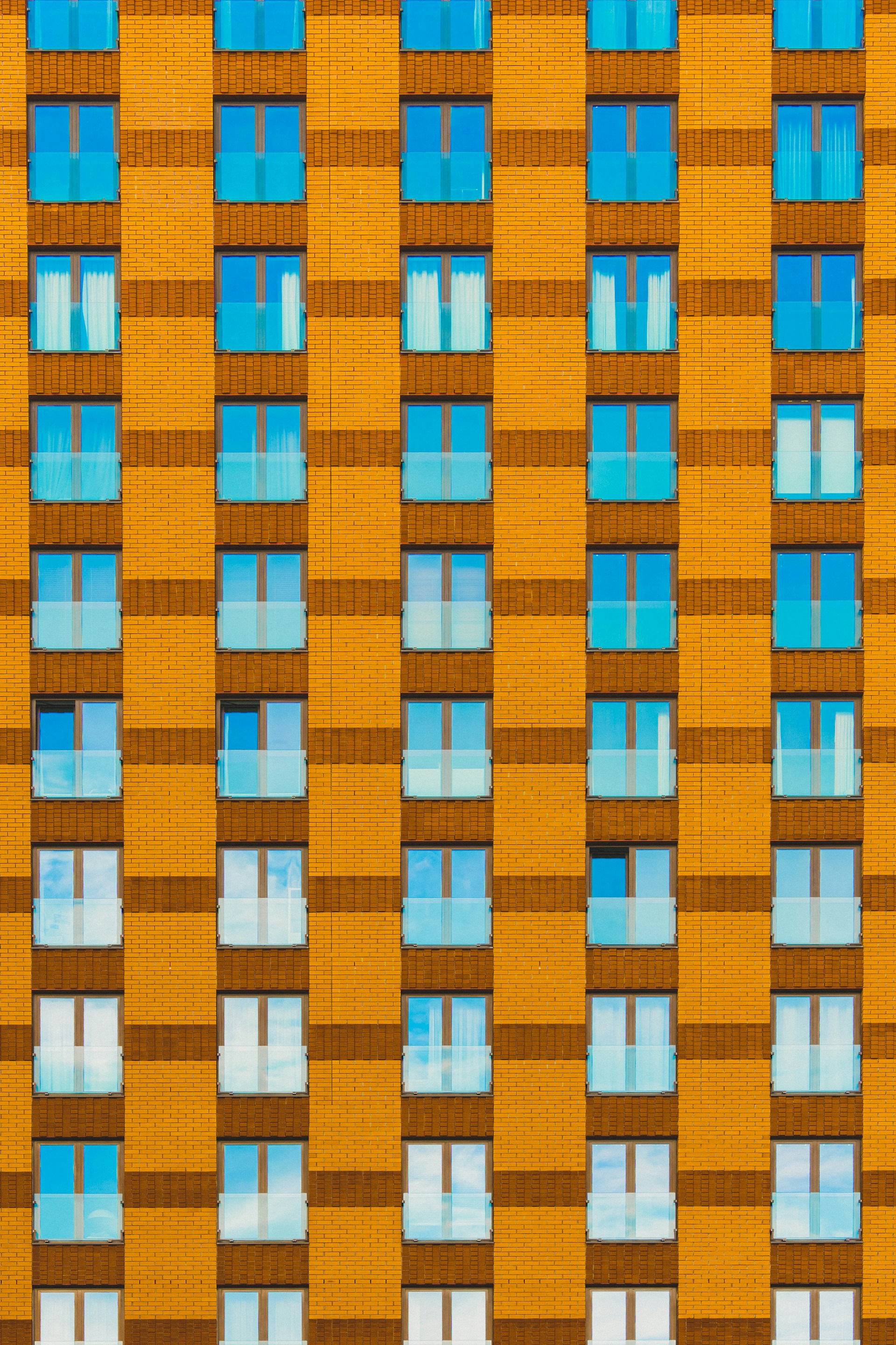 a tall building with many windows