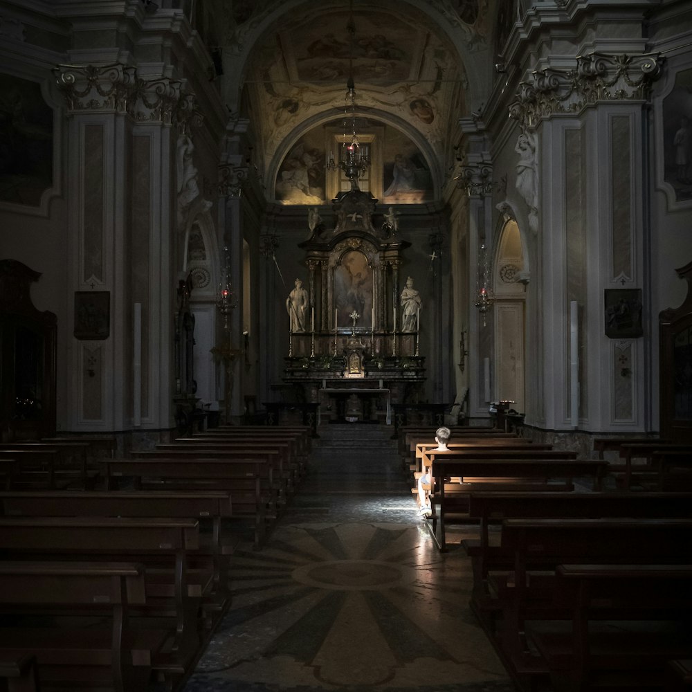 a large church with a large altar