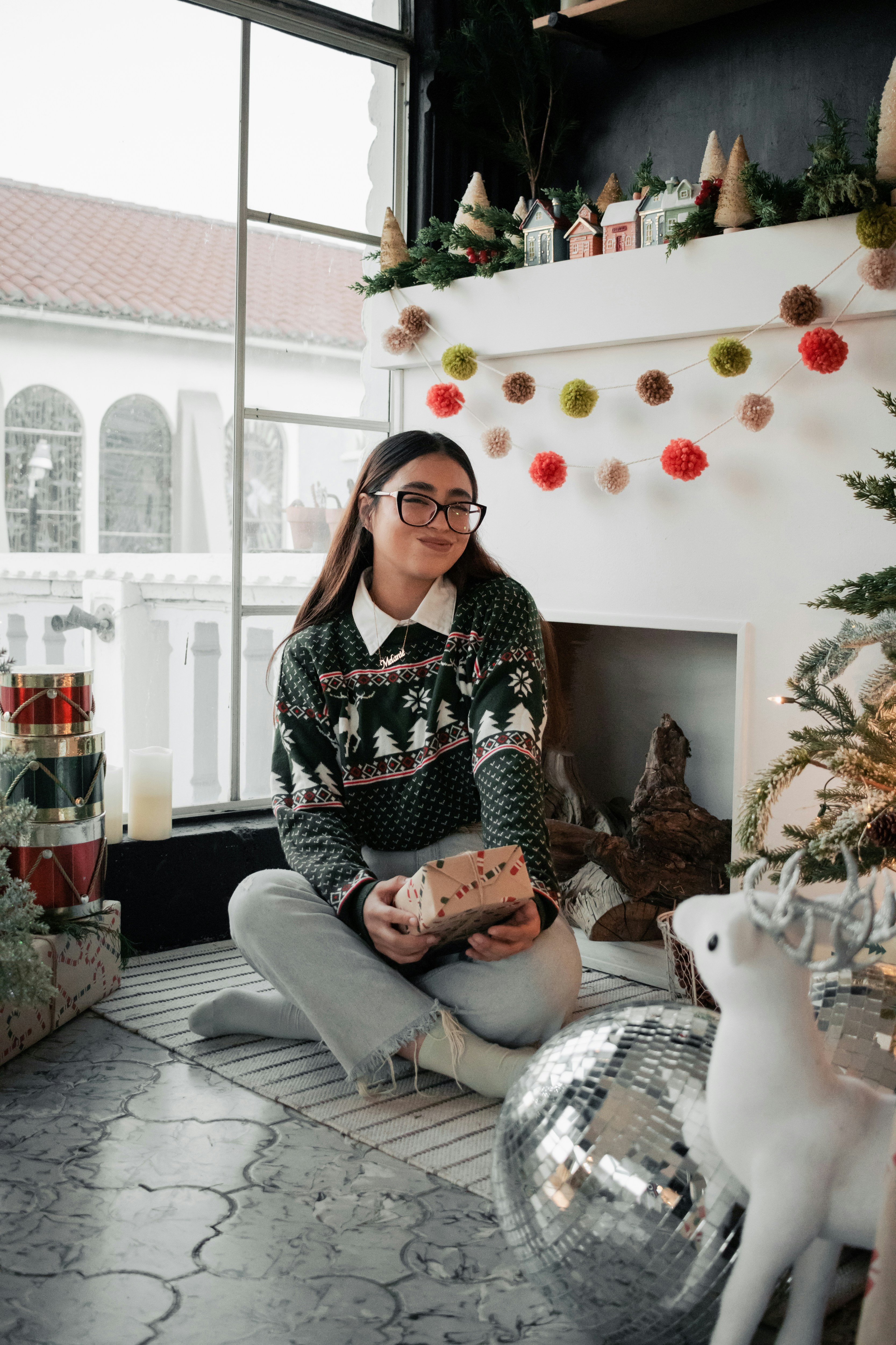 woman wearing yellow long-sleeved dress under white clouds and blue sky during daytime