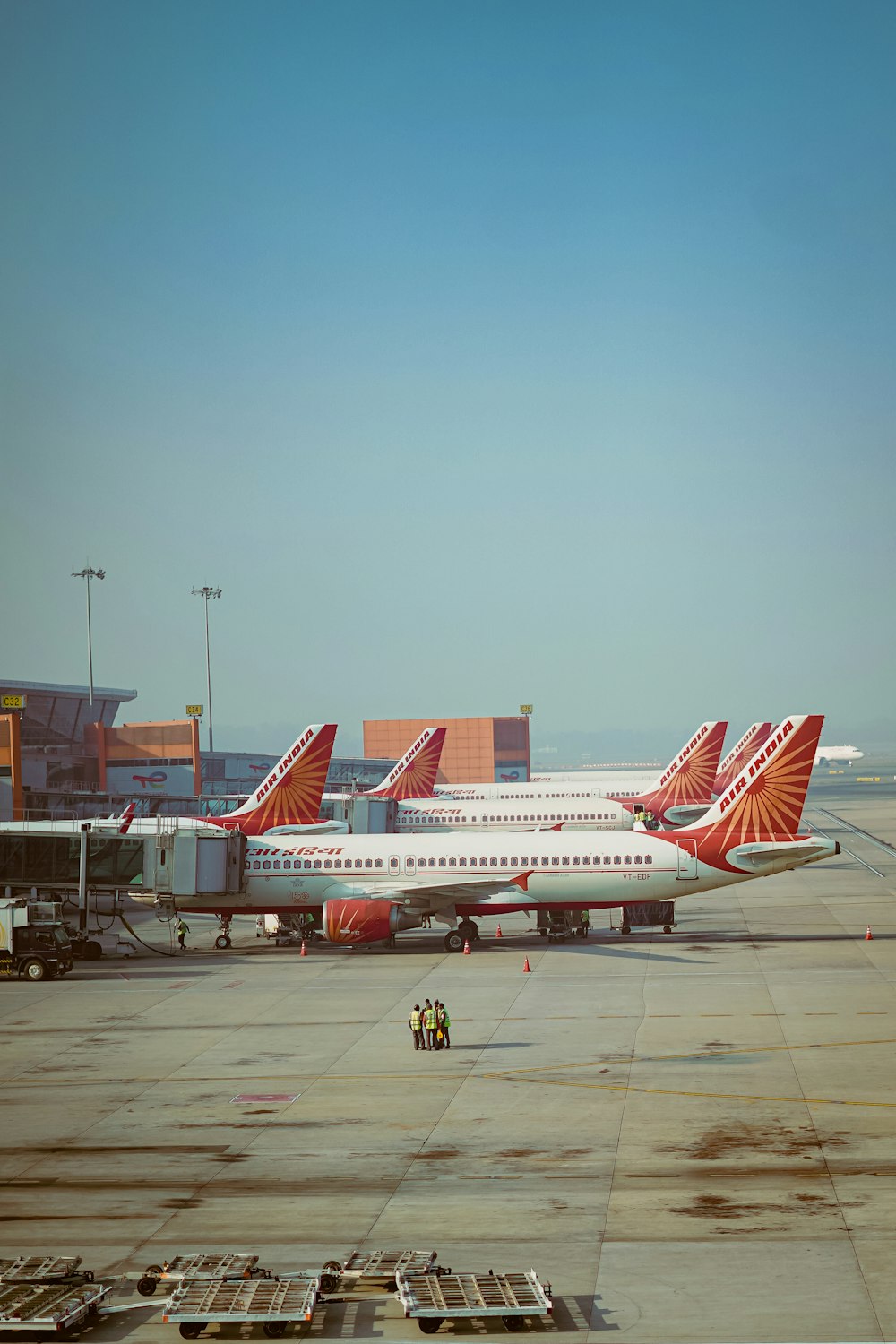 airplanes at the airport