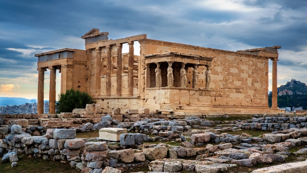 Erechtheion with pillars