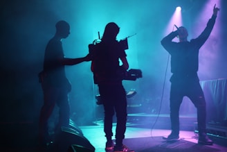 a group of people on a stage