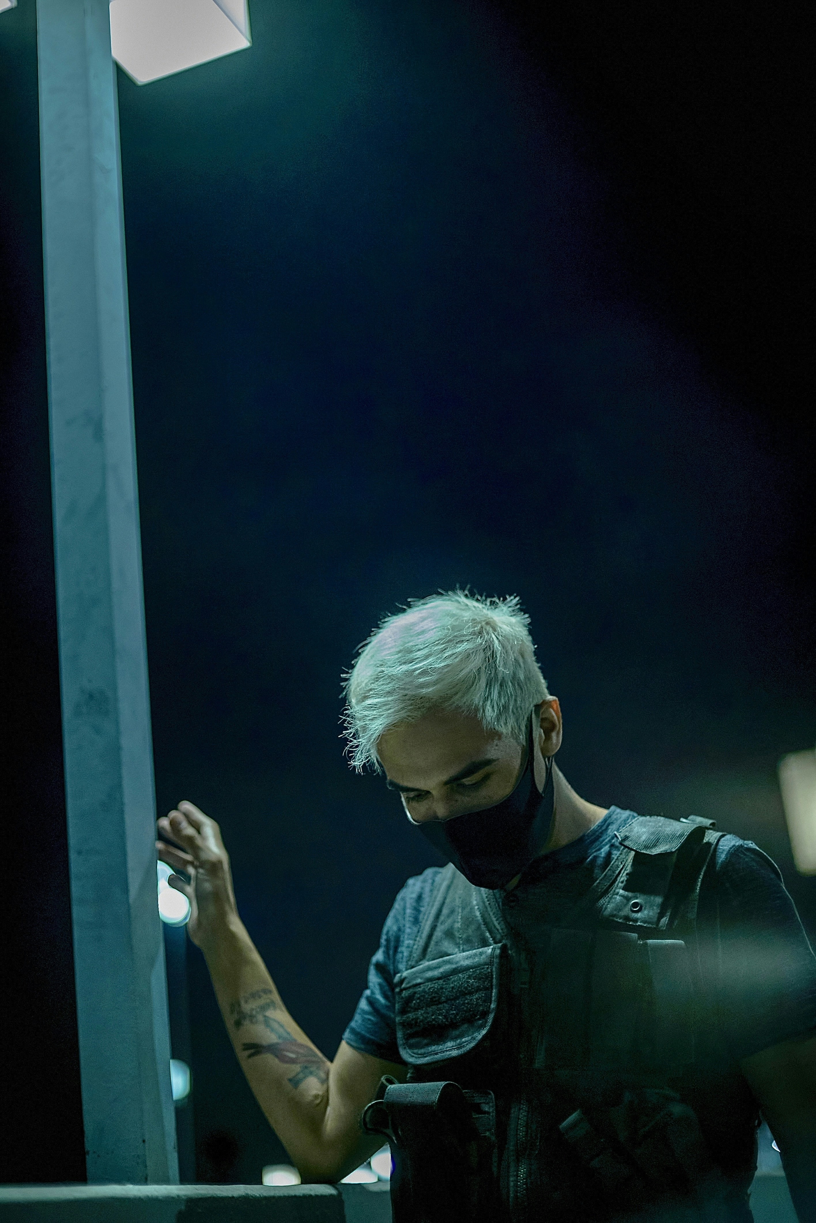 a man holding a gun
