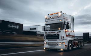 a large truck on the road