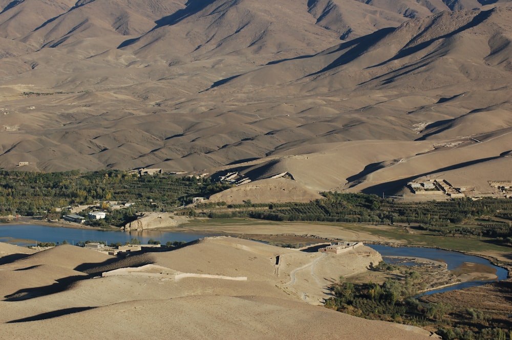 a large desert landscape