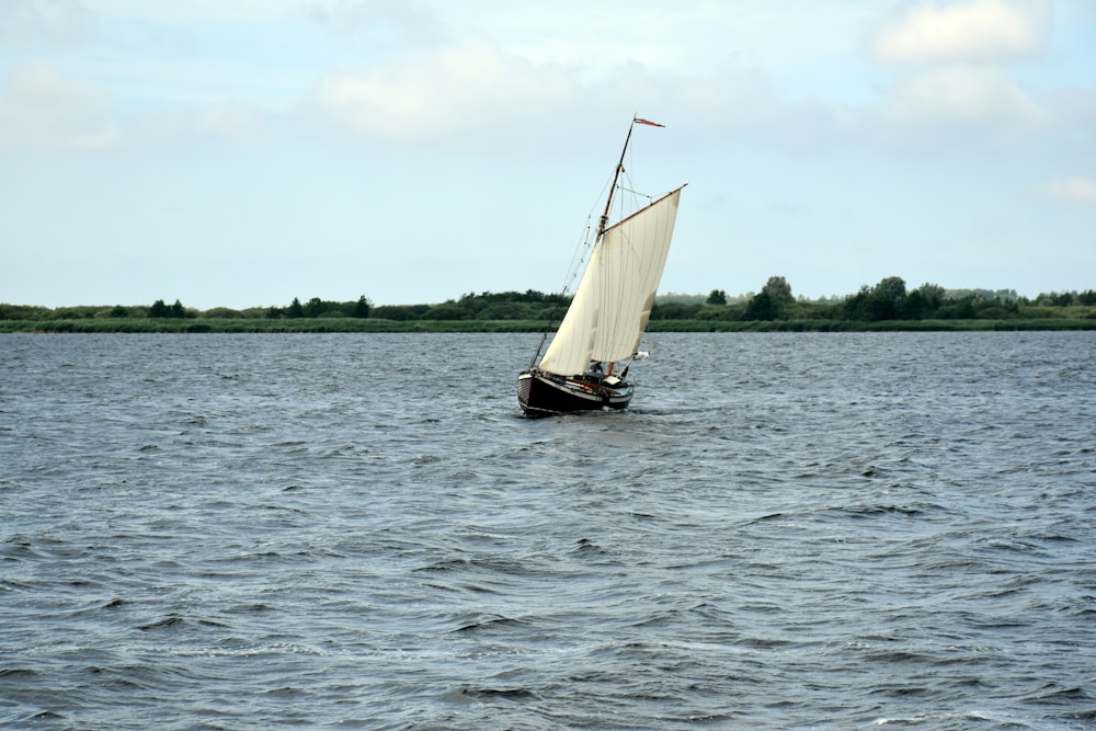 a sailboat on the water