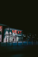 a building with a sign on it