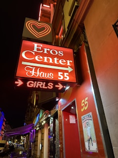 a sign on a building