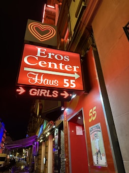 a sign on a building