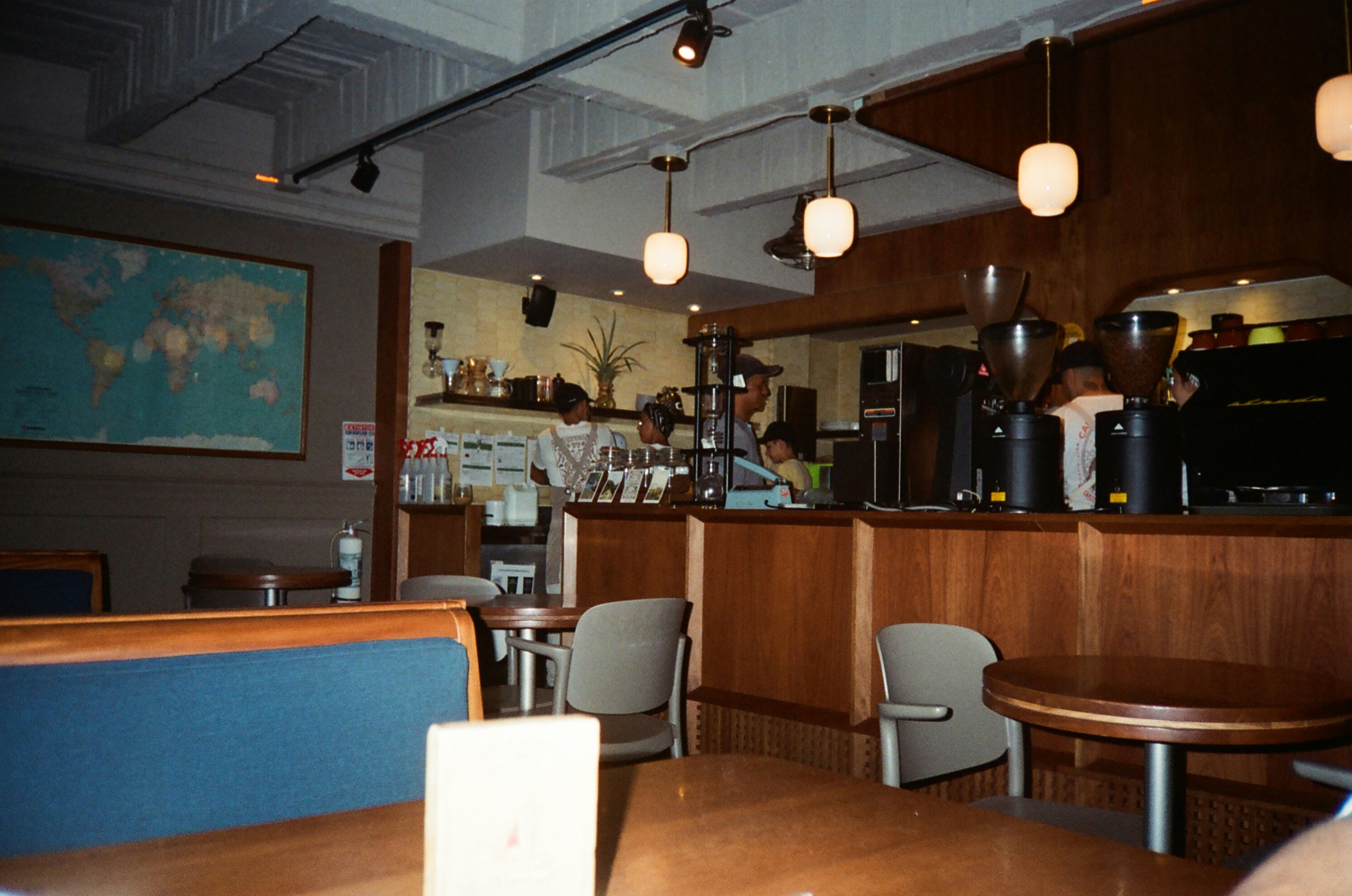 Cozy coffee shop interior