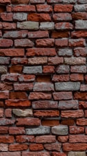 a brick wall with a brick wall
