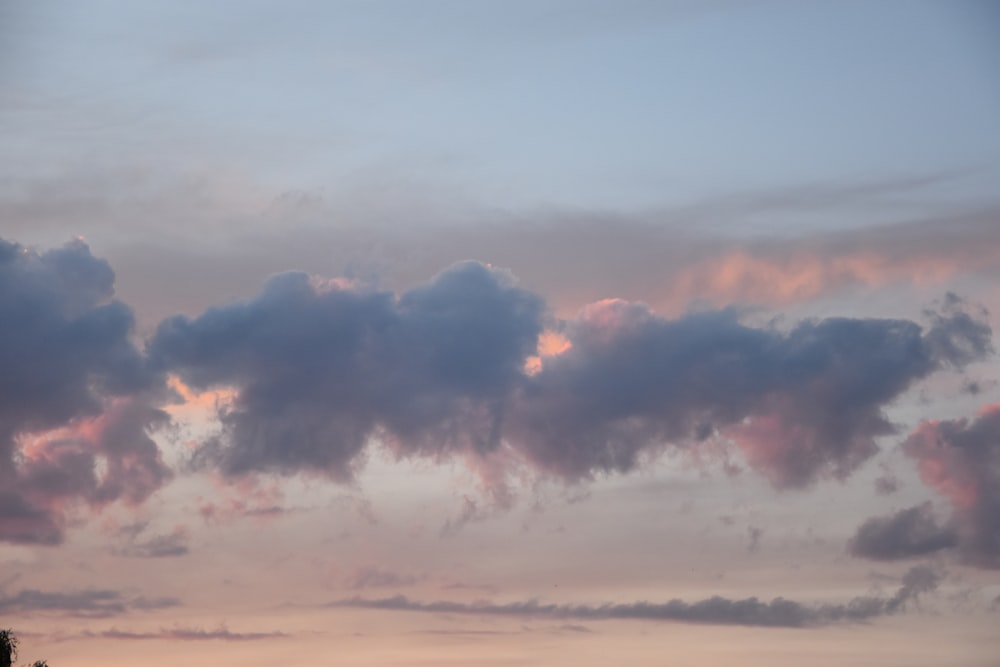 a large group of clouds