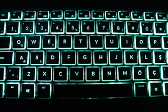 a keyboard with a keypad