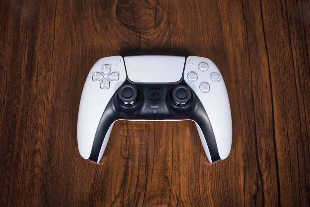 a white video game controller