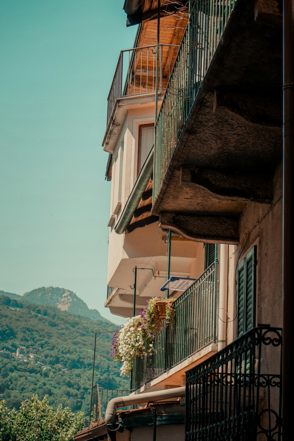 a building with a balcony