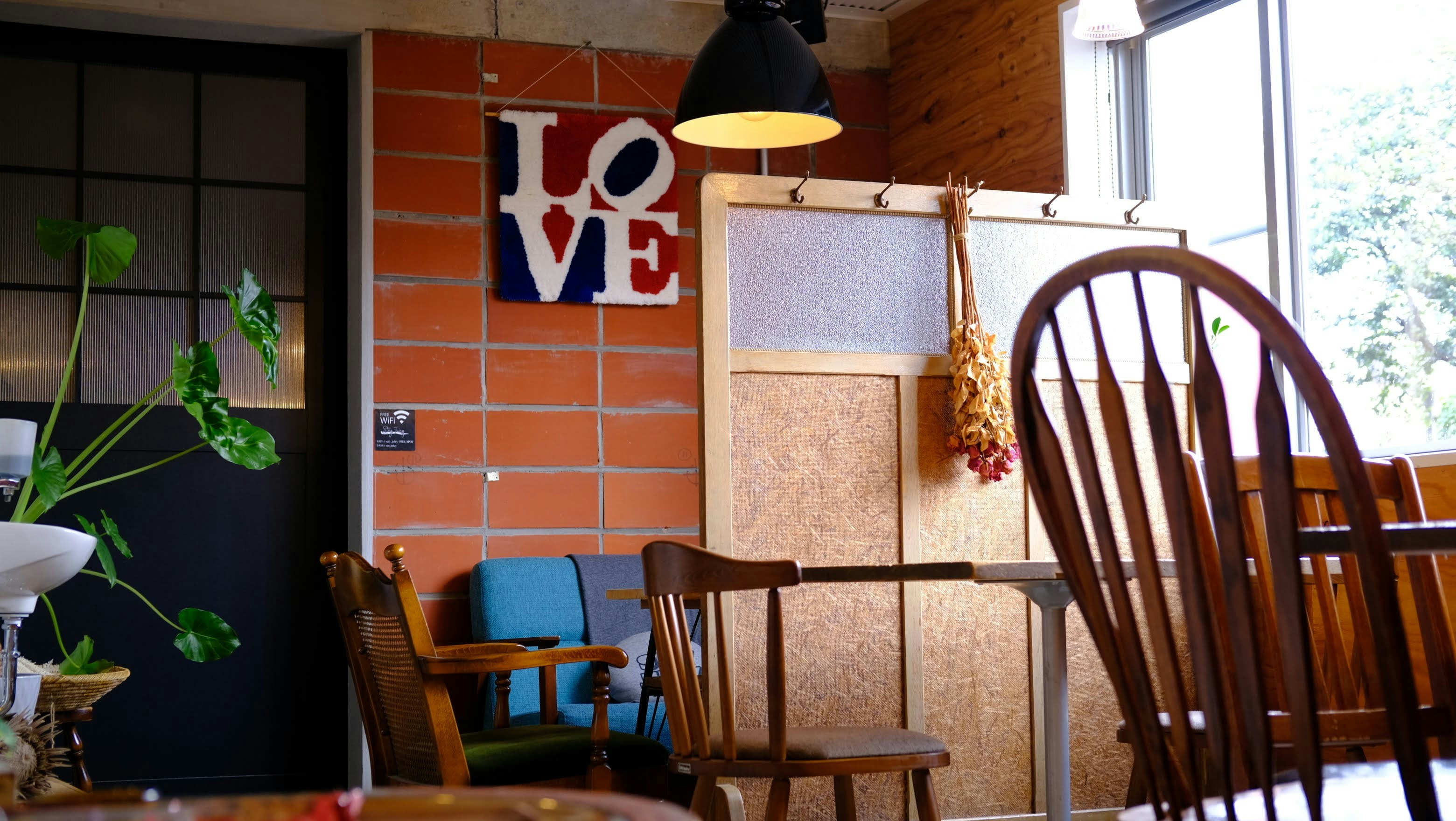 Coffee shop interior view