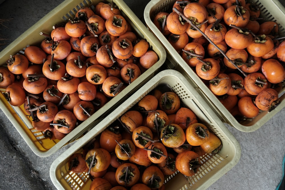 a group of beets in boxes