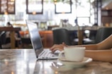a person using a laptop