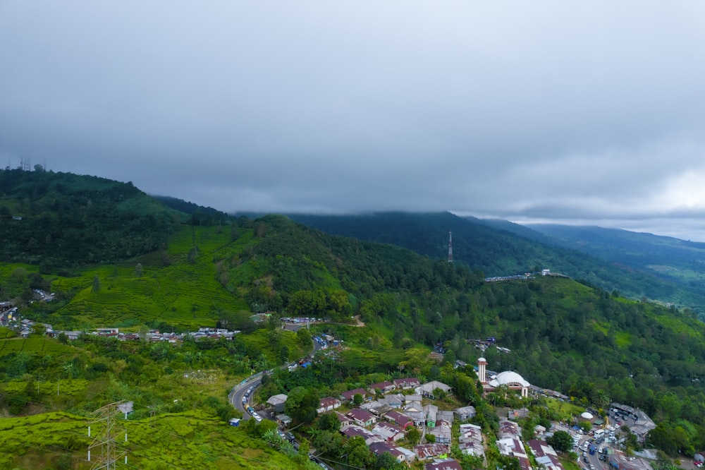 a town in the valley