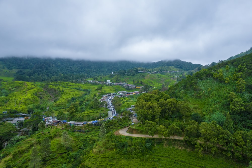 a river running through a valley