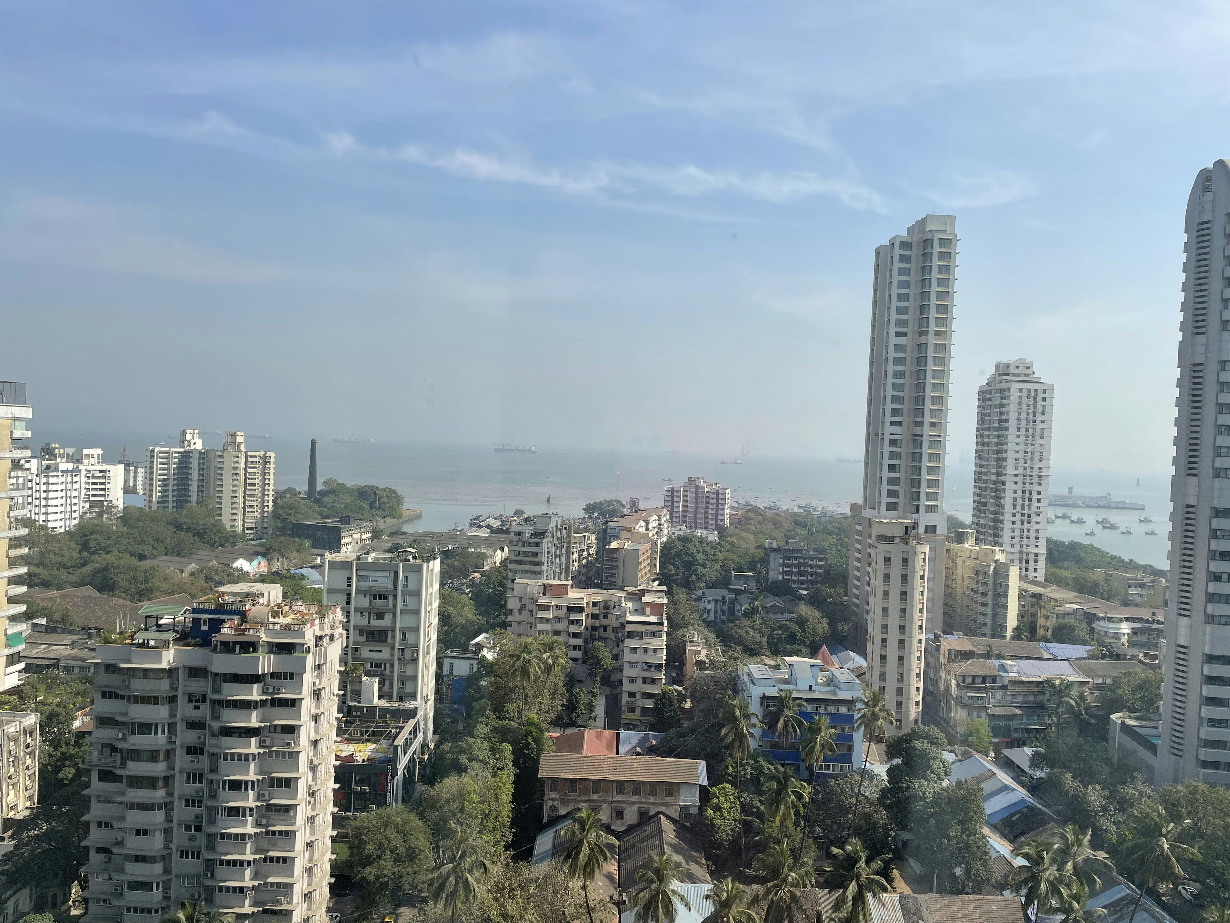 a city with tall buildings