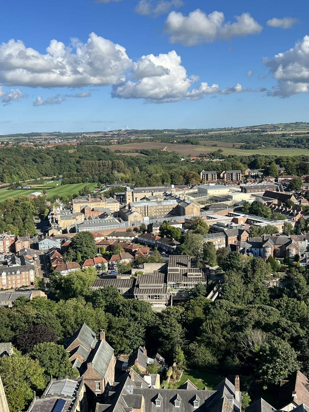 a city with many buildings