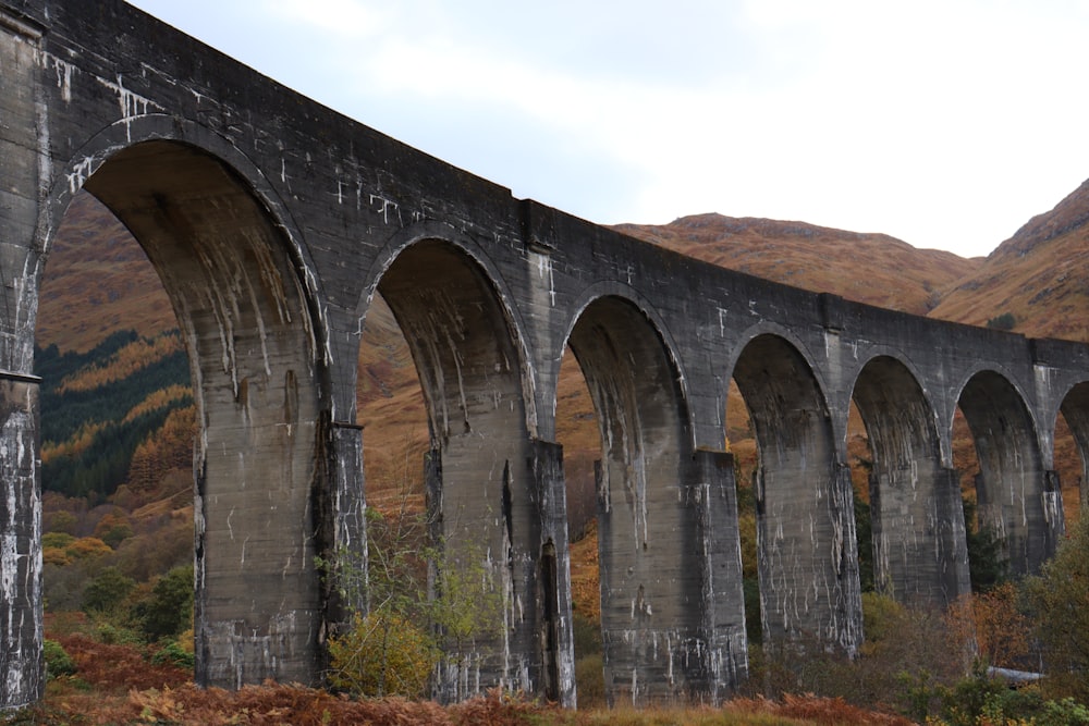 a large stone bridge