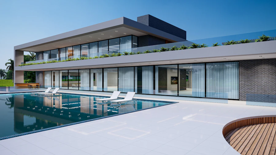 Clubhouse with swimming pool — REPLACE with client photo