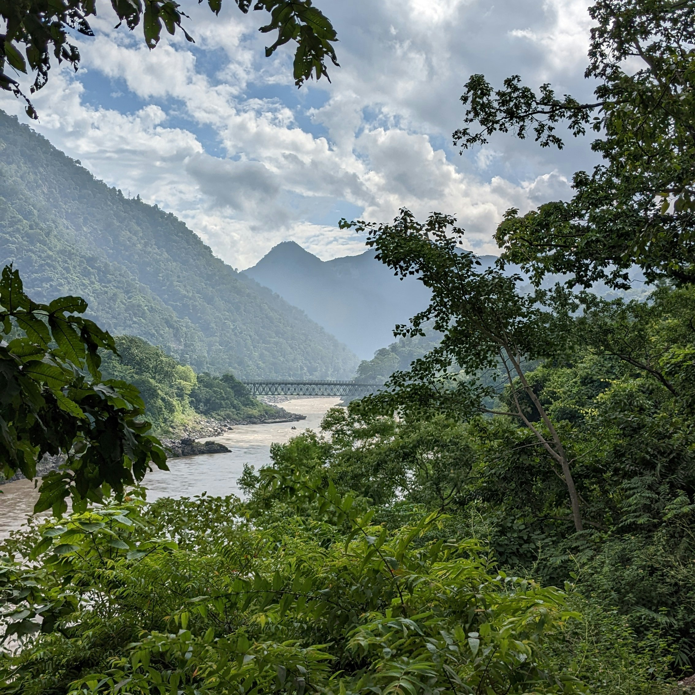 Sea Back-Water View / Hill View & Savitri River