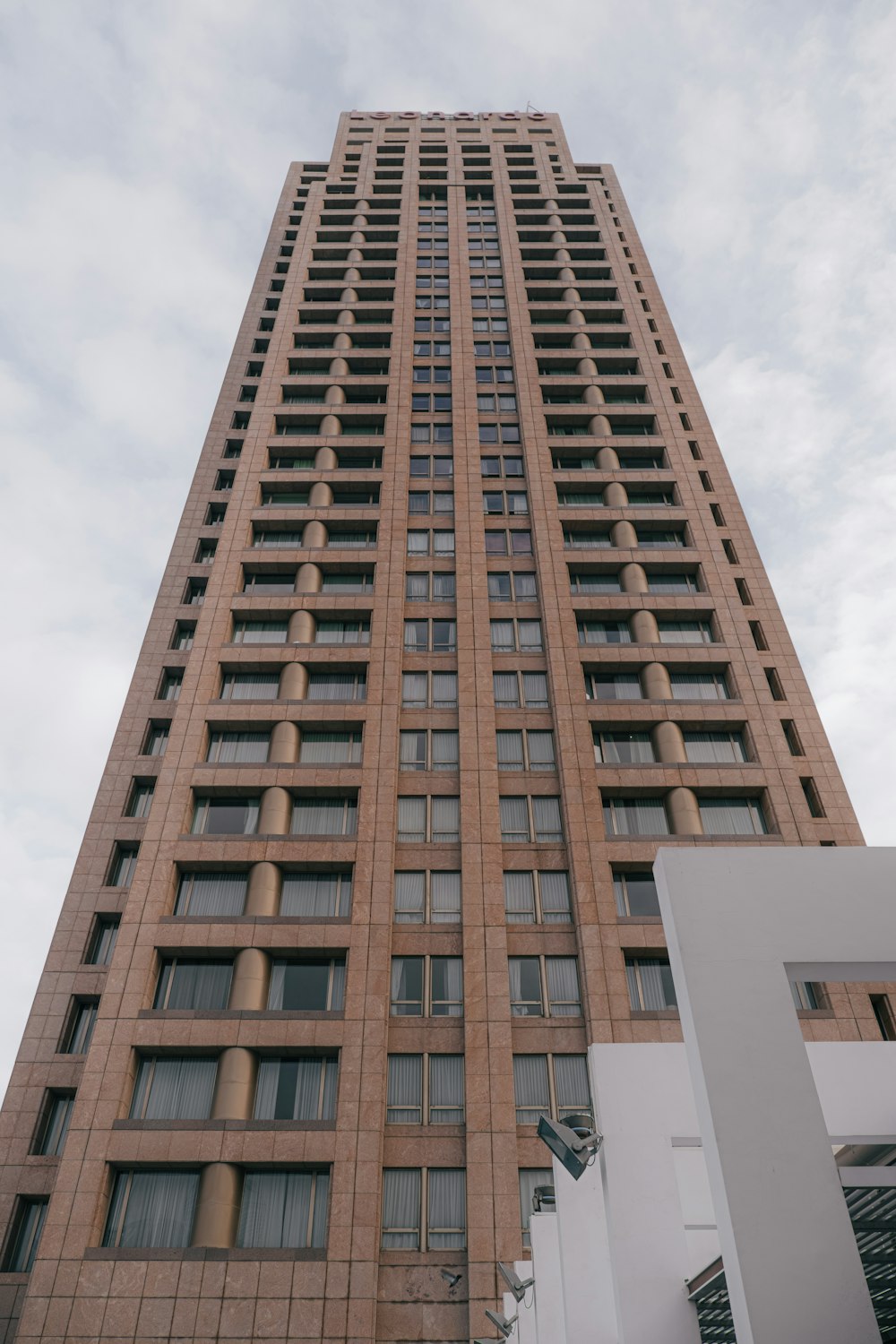 a tall building with many windows