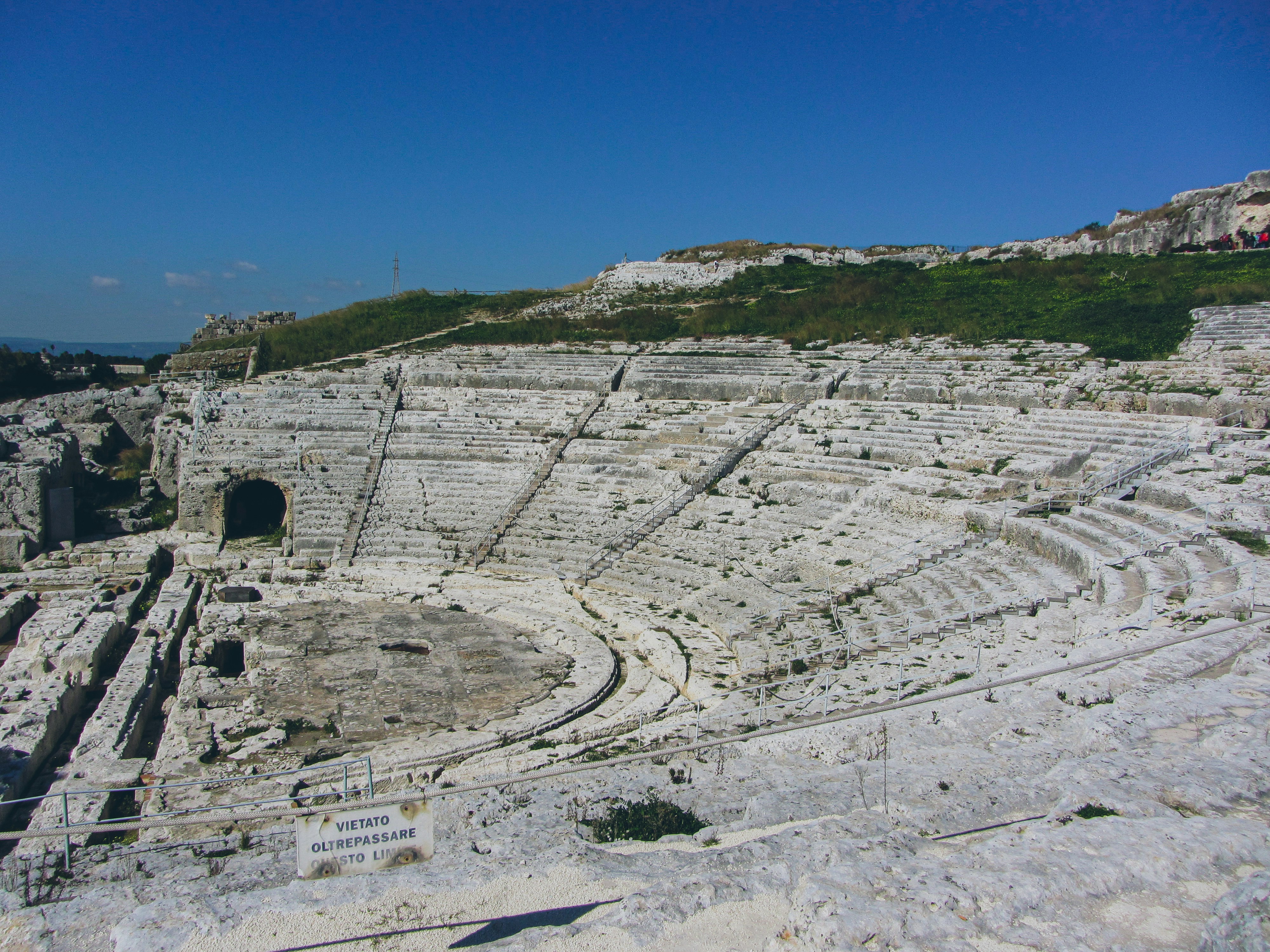 Greek Theater of Syracuse in the Archaeological Park of Neapolis