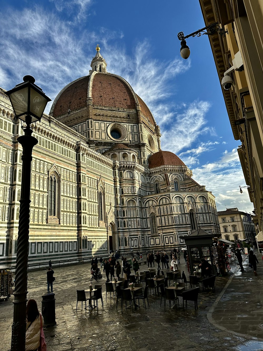 a large building with a dome roof