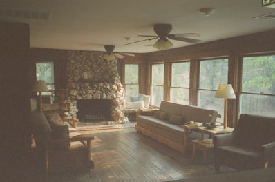 A cozy family room with ample space and comfortable furnishings.