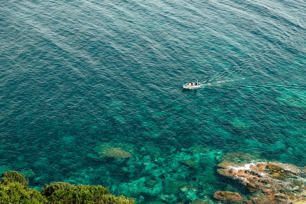 a couple of boats in the water