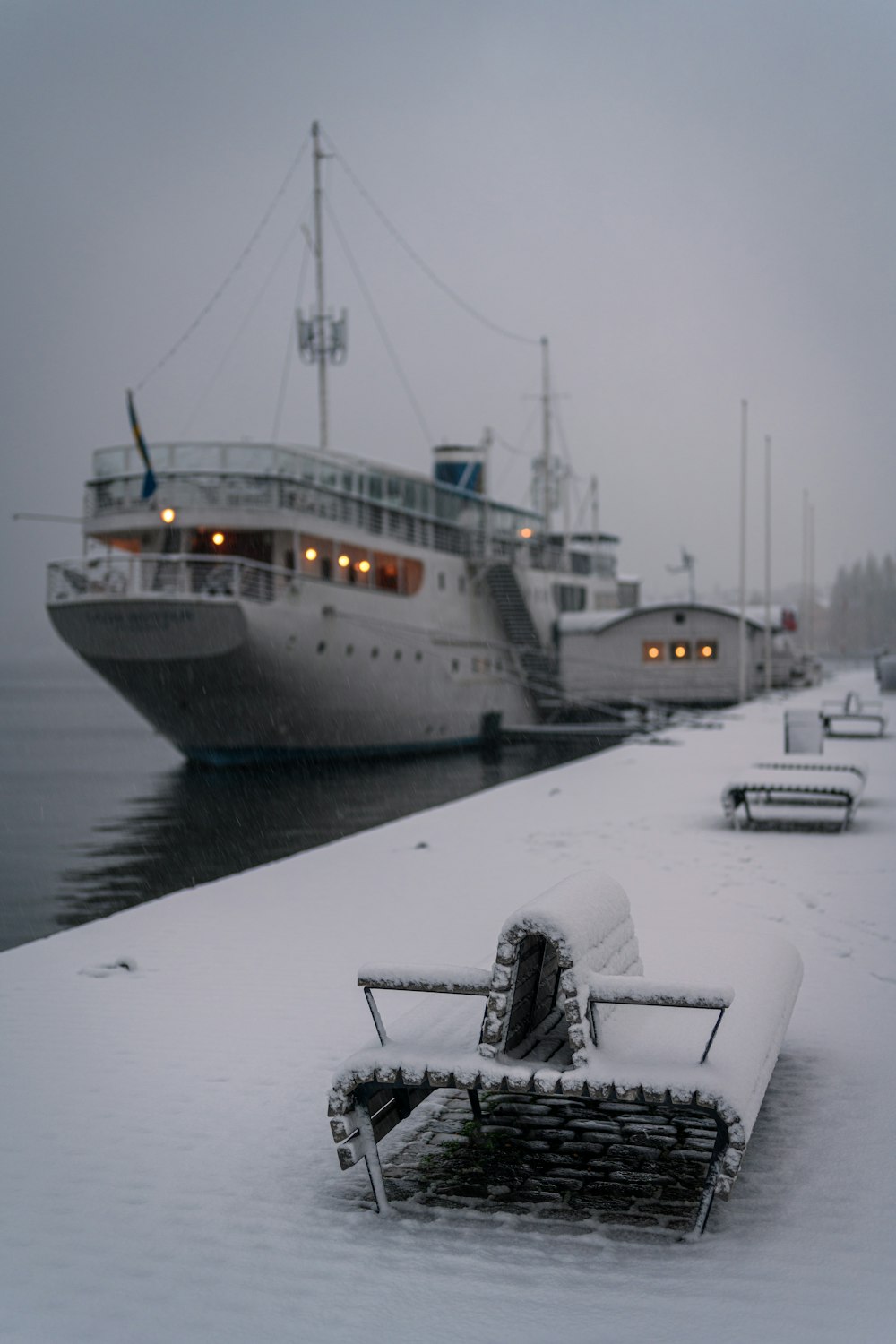 a couple of boats that are in the water