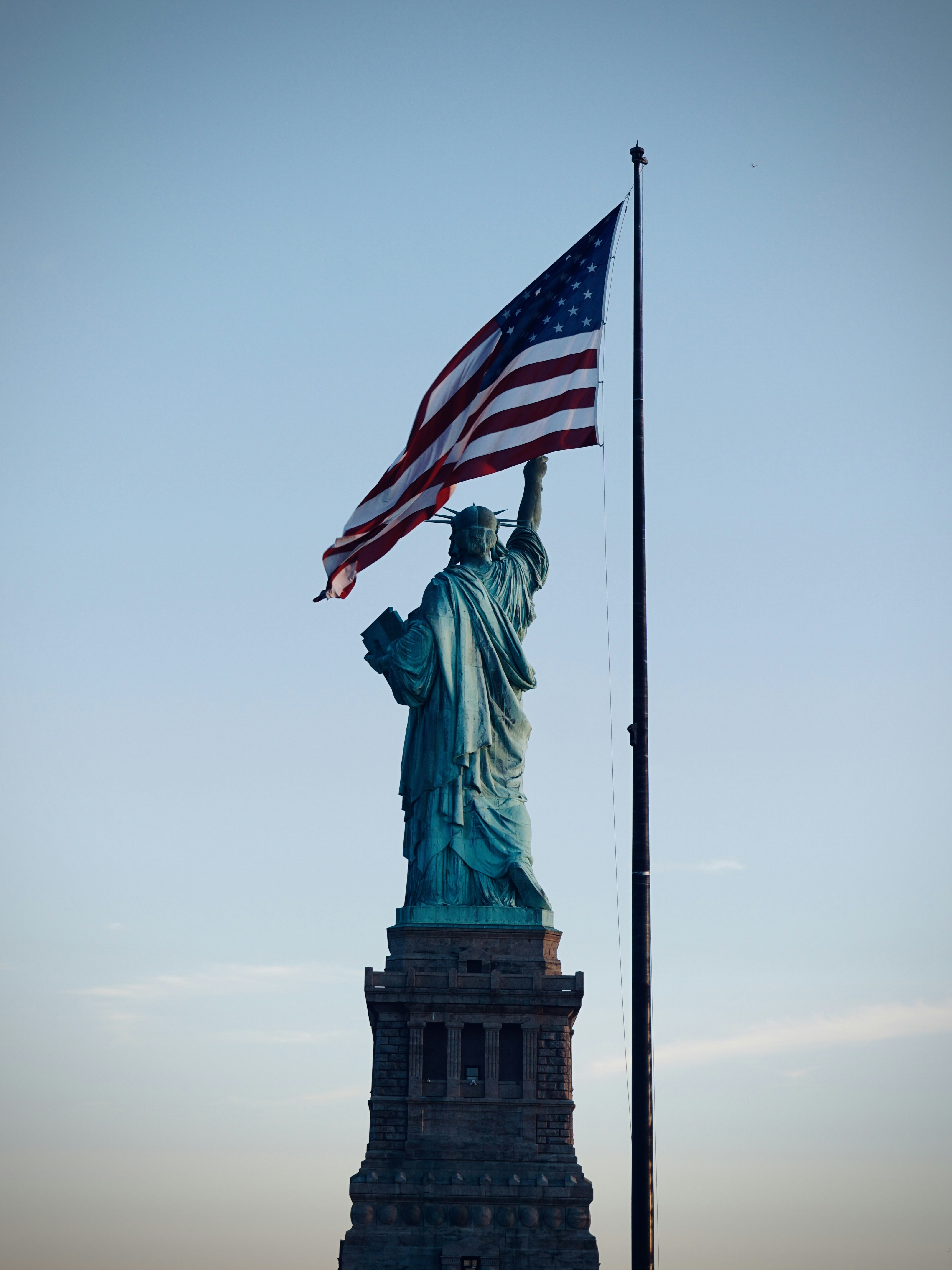 Freiheitsstatue USA Flagge, Digitaler Download, Aquarellillustration,  Sublimationsdesign Fu00fcr Kommerzielle Nutzung, Transparentes PNG, JPG, image size:3000x4000