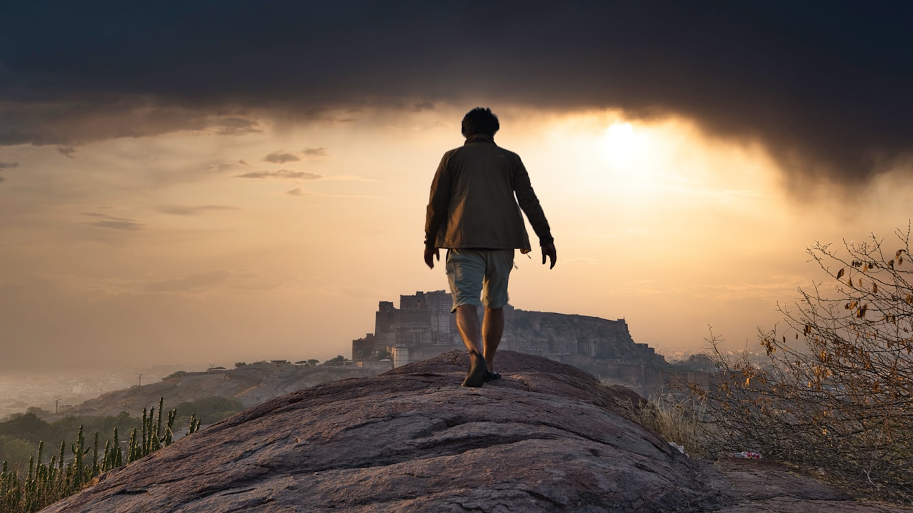 AI-planned Rajasthan trip itinerary showcasing Jaipur palaces and desert landscapes