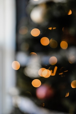 A warm and inviting image of a holiday-themed contact form.