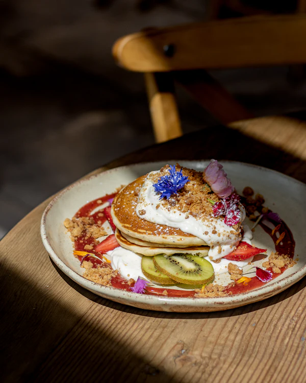 Pancakes at brunch