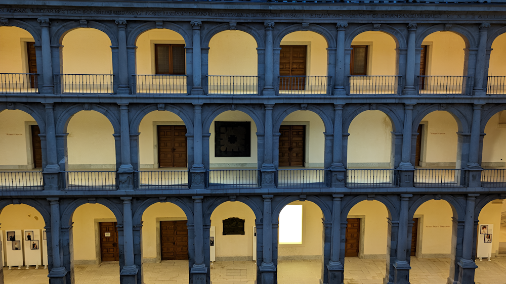 a large building with multiple balconies and balconies