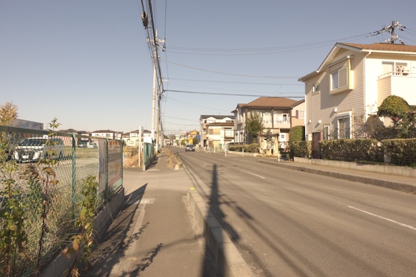 A quiet street in the East of England lined with several of our well-kept rental homes.