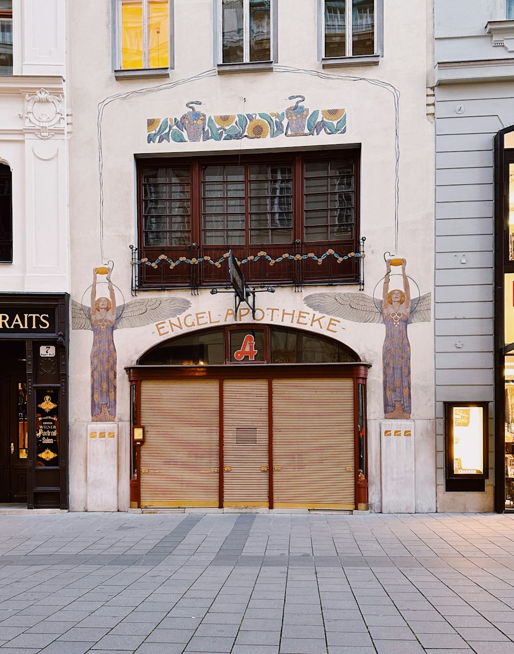 a building with a clock on the front of it